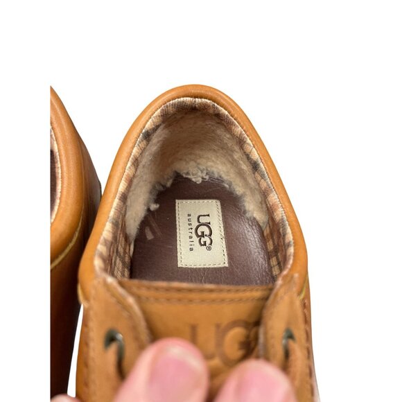UGG Australia mens brown leather oxford sneaker hybrid shoes sz 11 SKU 9973 main image 5
